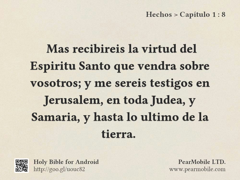 Hechos, Capítulo 1:8